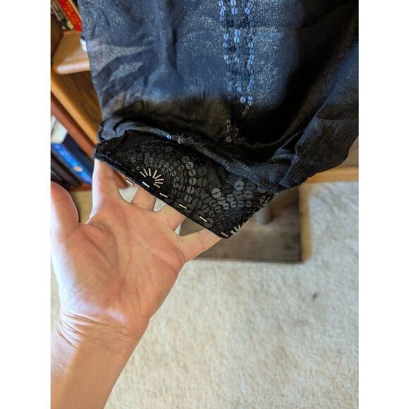 Sue Wong Nocturne Women's Size 6 100% Beaded Plunging Neckline Evening Dress - Picture 3 of 9